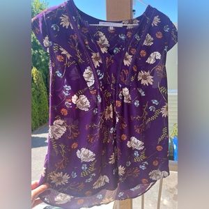 Purple Flower Blouse by Collective Concepta